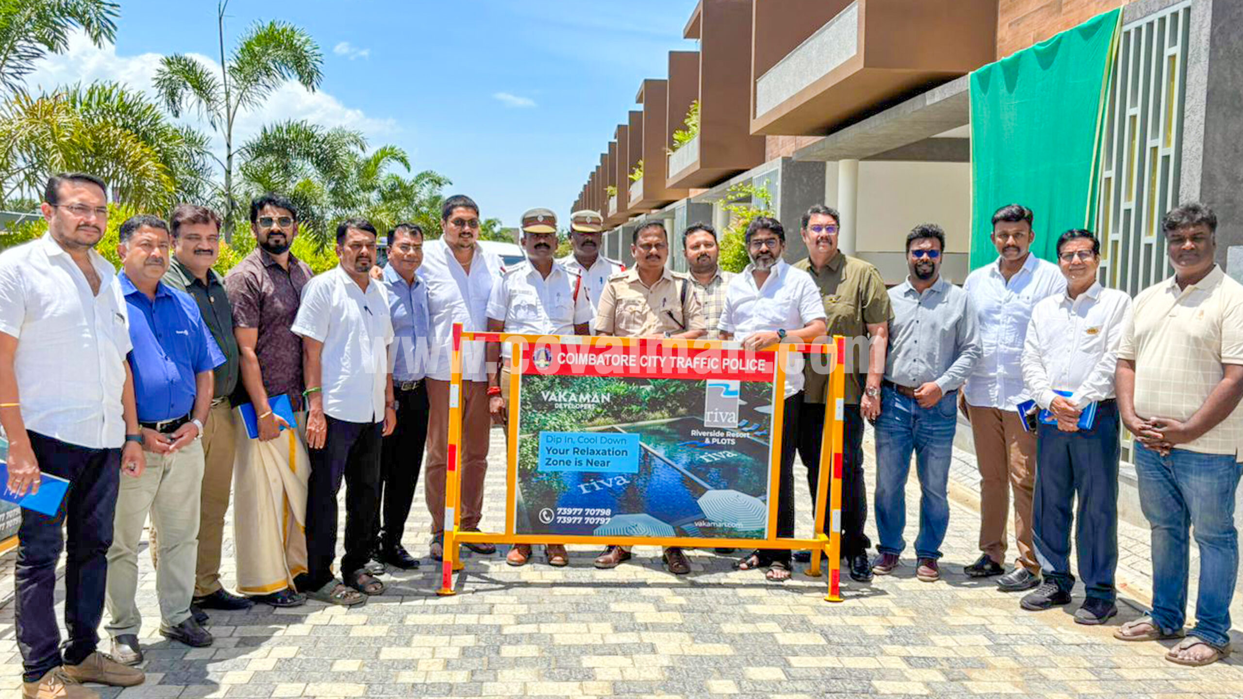 Vakaman Press Release - Traffic Barricade Donation